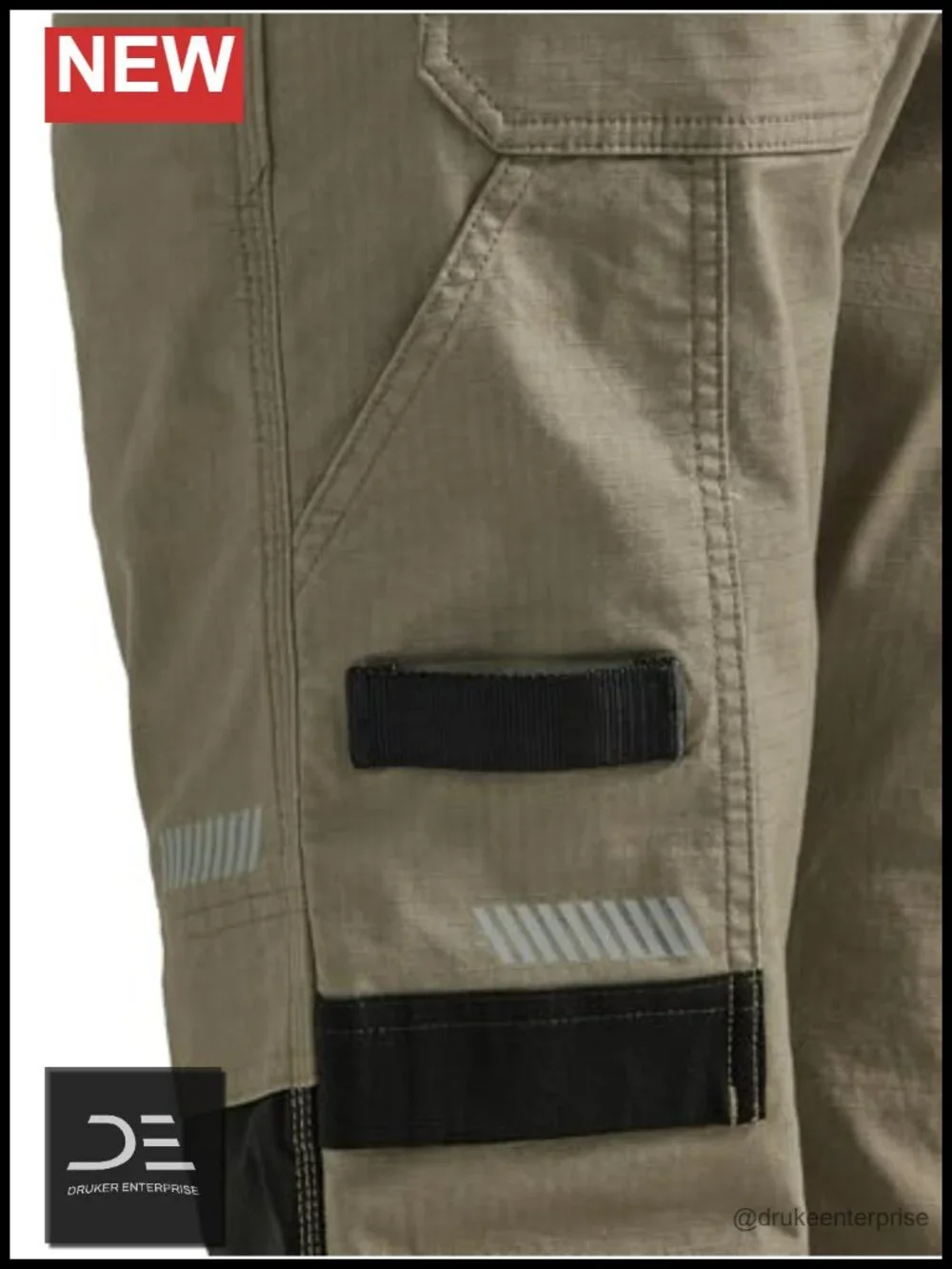 Men's Straight Leg Technical Carpenter Pants with 4-Way Stretch